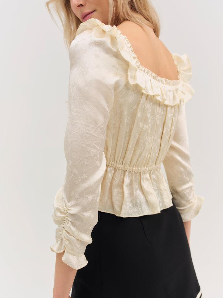 Clarissa Top — Ivory Product Image