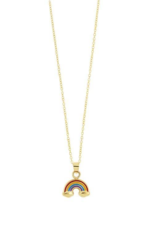 Two Tone Sterling Silver Lab-Created Ruby & Lab-Created Sapphire Heartbeat Heart Pendant, Women's, Size: 18" Product Image