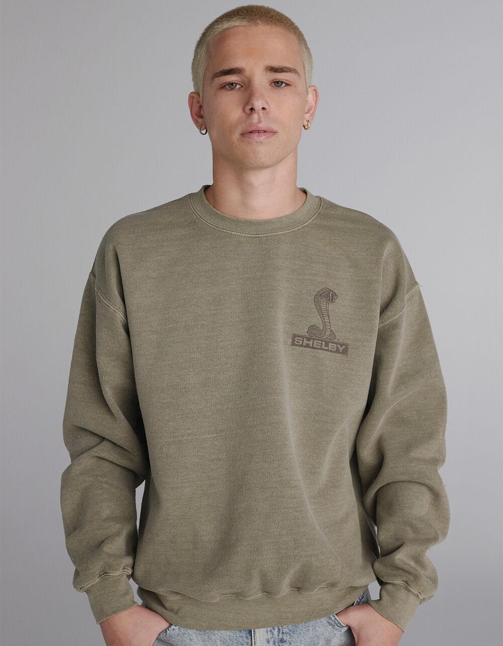 SHELBY COBRA Road Car Mens Crewneck Sweatshirt - TAUPE Product Image
