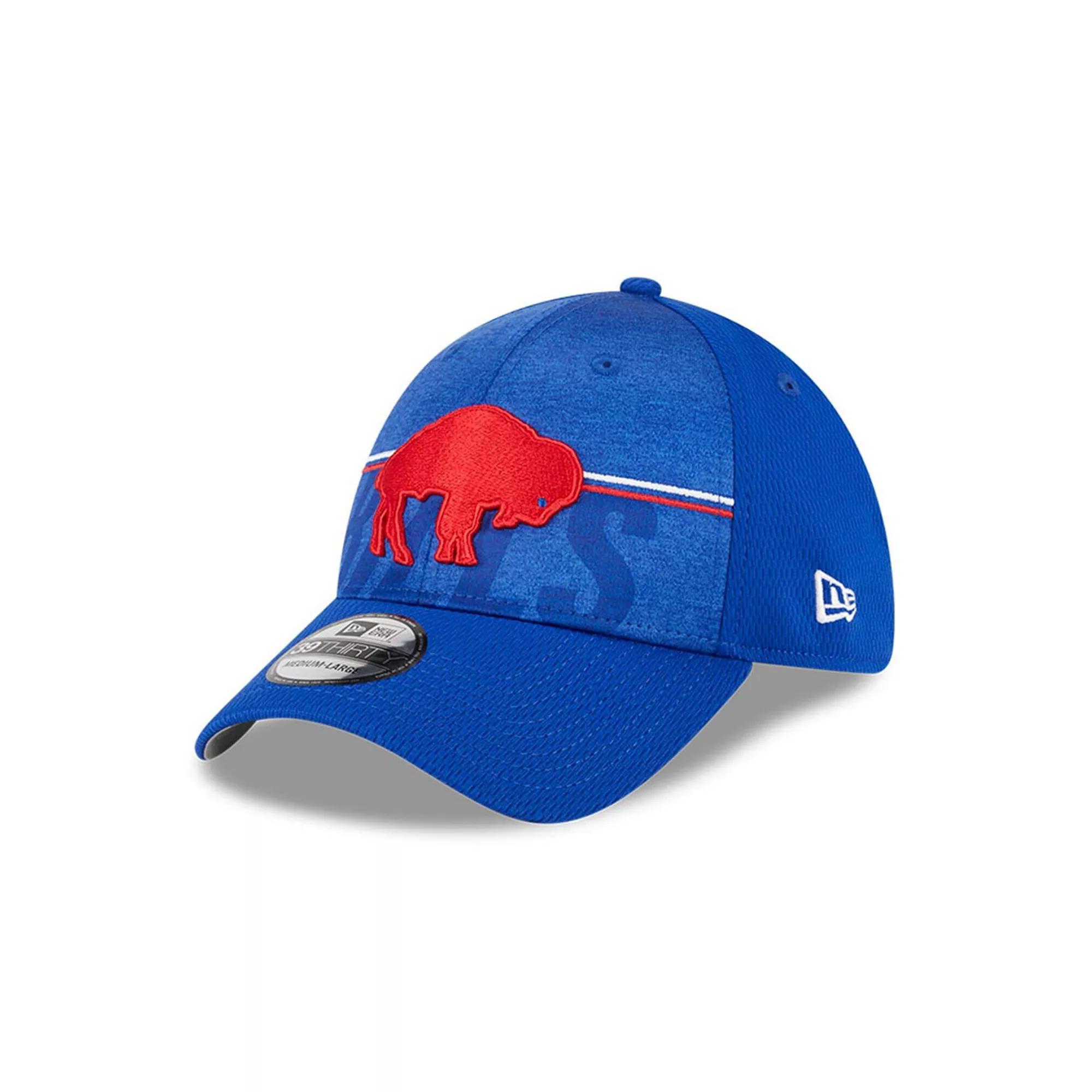 Men's New Era Royal Buffalo Bills 2023 NFL Training Camp Throwback 39THIRTY Flex Fit Hat, Size: Small/Medium, Blue Product Image