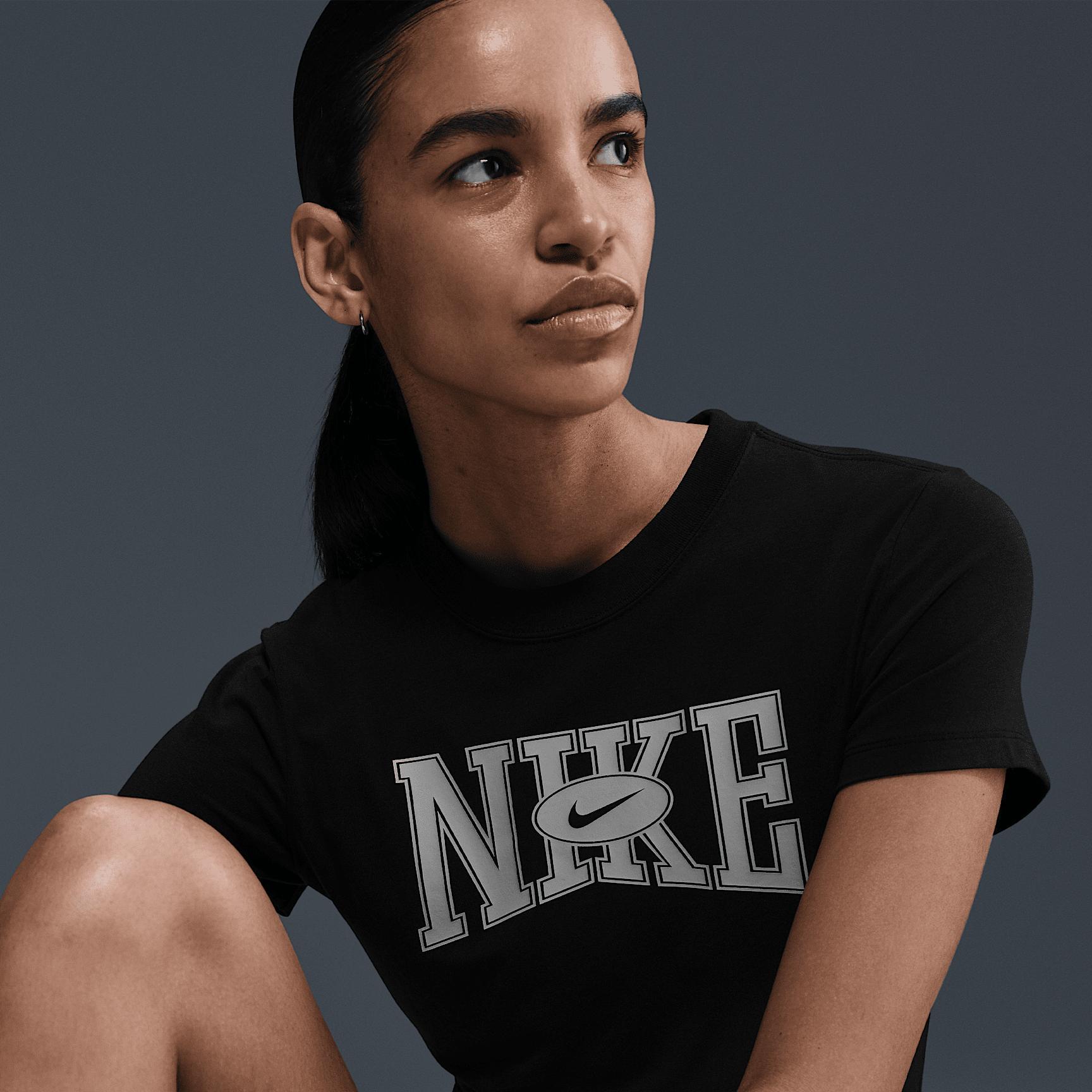 Nike Womens Sportswear Slim Cropped T-Shirt Product Image