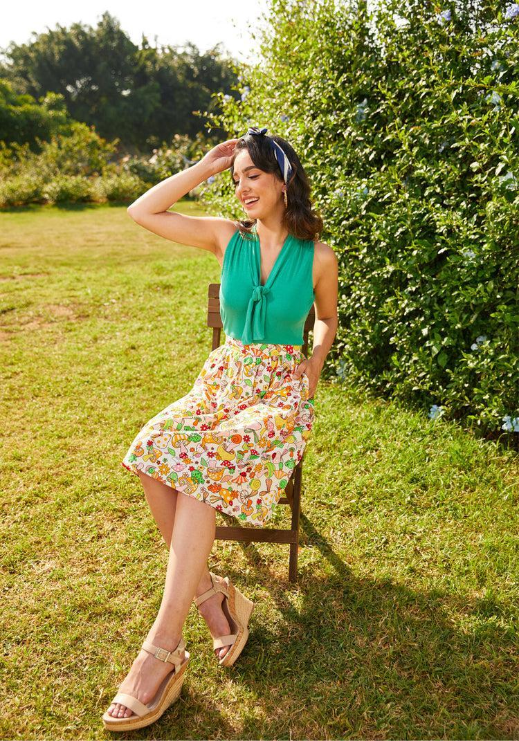 Office to Goodness Sleeveless Knit Top Product Image