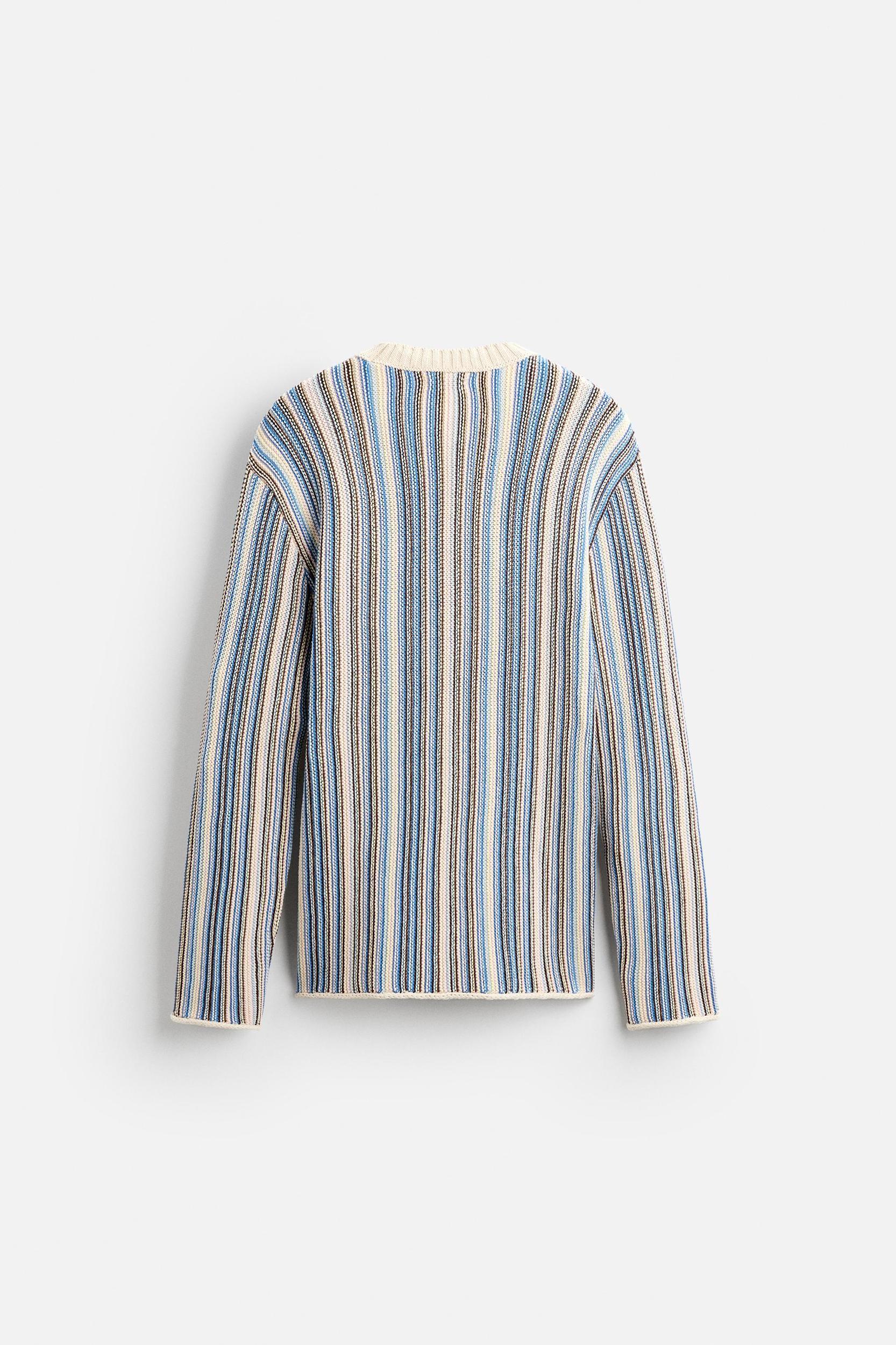 STRIPED JACQUARD SWEATER Product Image