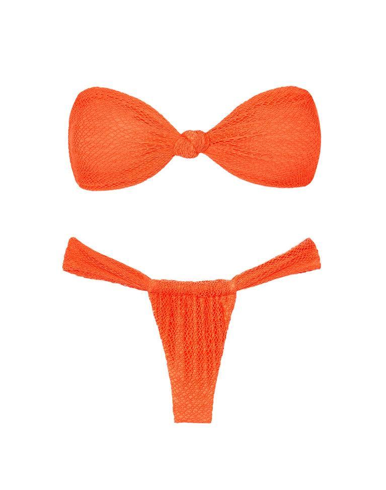 Mesh Jessie Bandeau Top - Cardamom Product Image