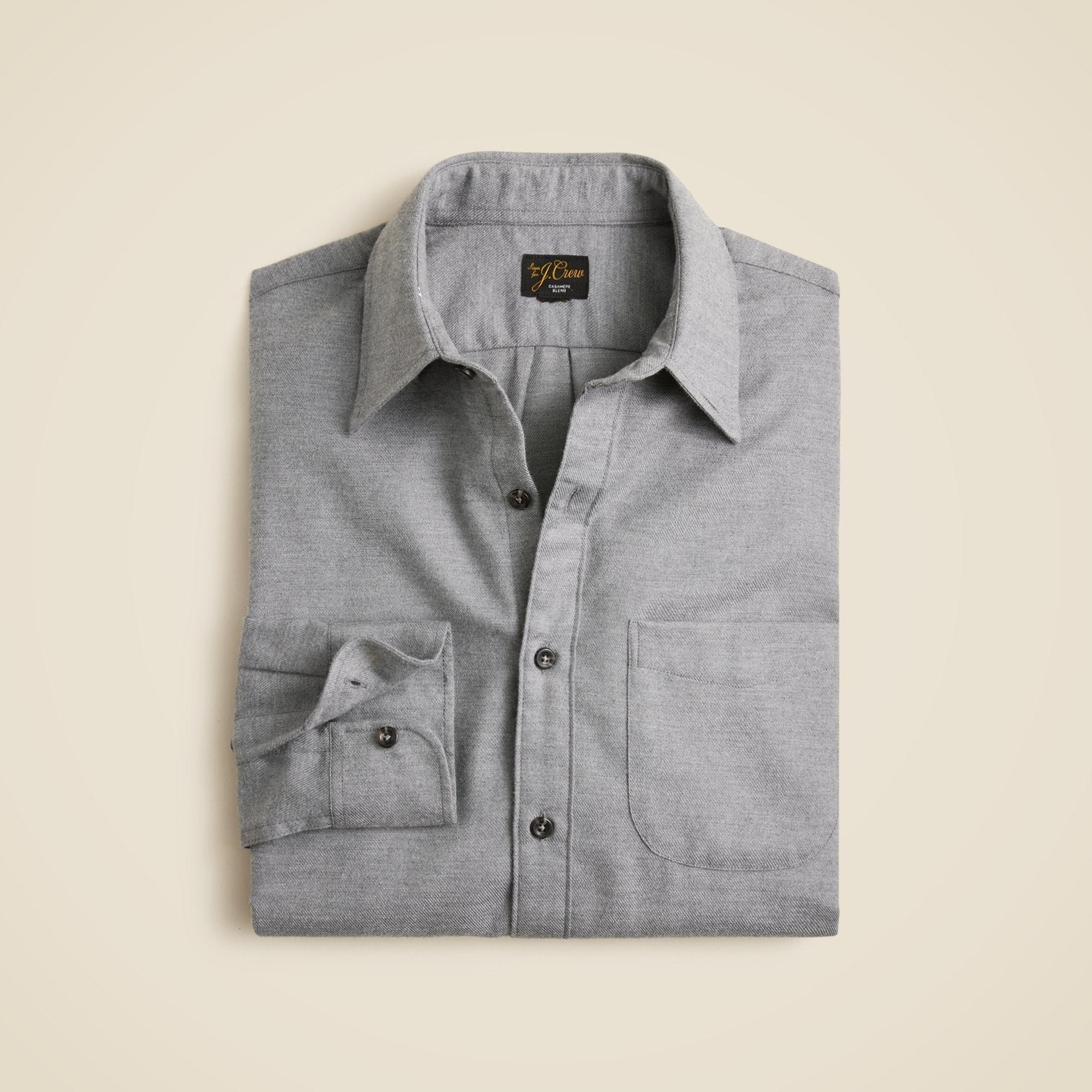 Cotton-cashmere blend shirt Product Image