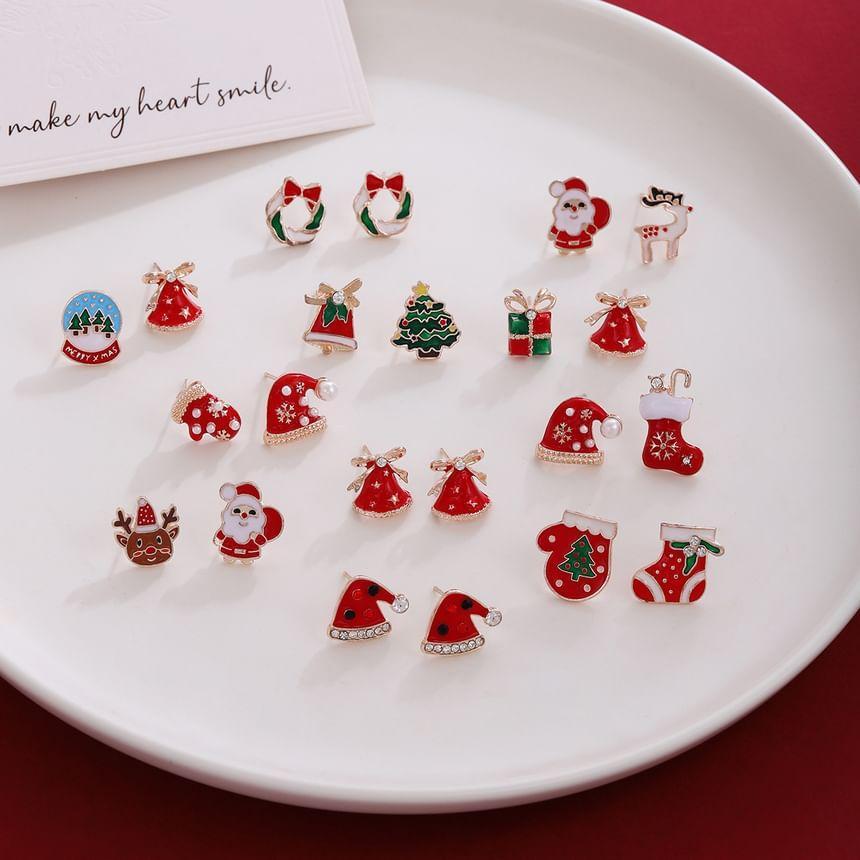 Christmas Alloy Stud Earring (Various Designs) Product Image