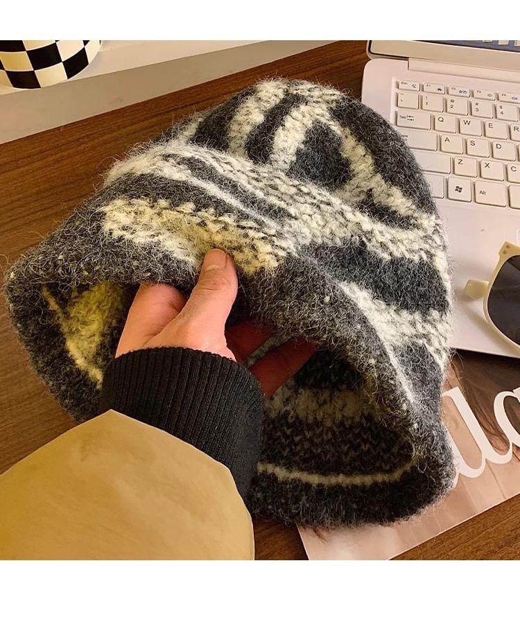 Print Knit Beanie Product Image
