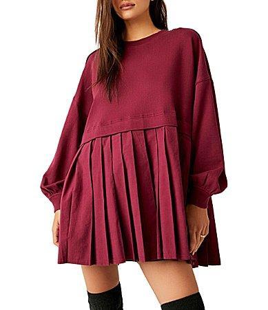 Womens Eleanor Pleated Trapeze Sweatshirt Product Image