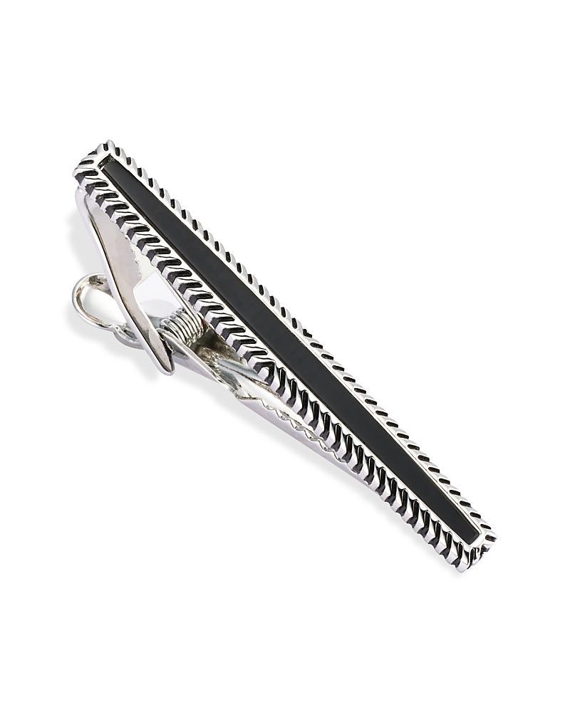 Link Up Black Obsidian Framed Short Tie Bar Product Image