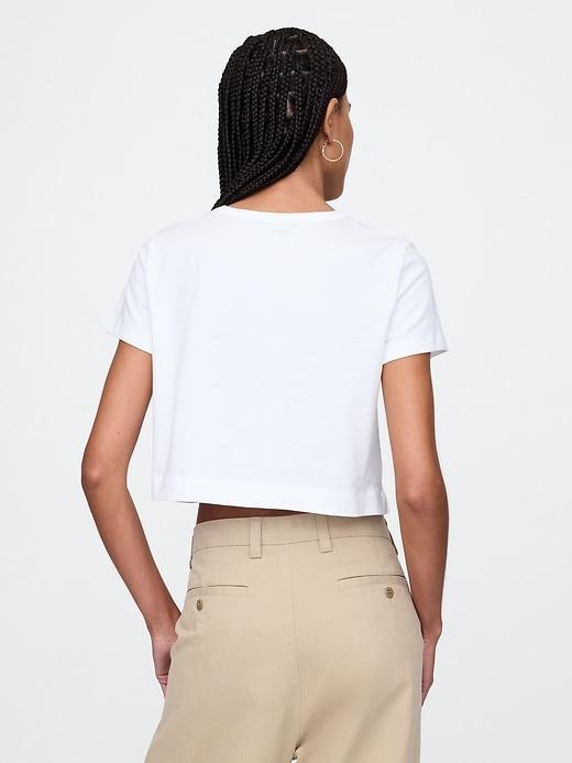 Organic Cotton VintageSoft Cropped T-Shirt Product Image