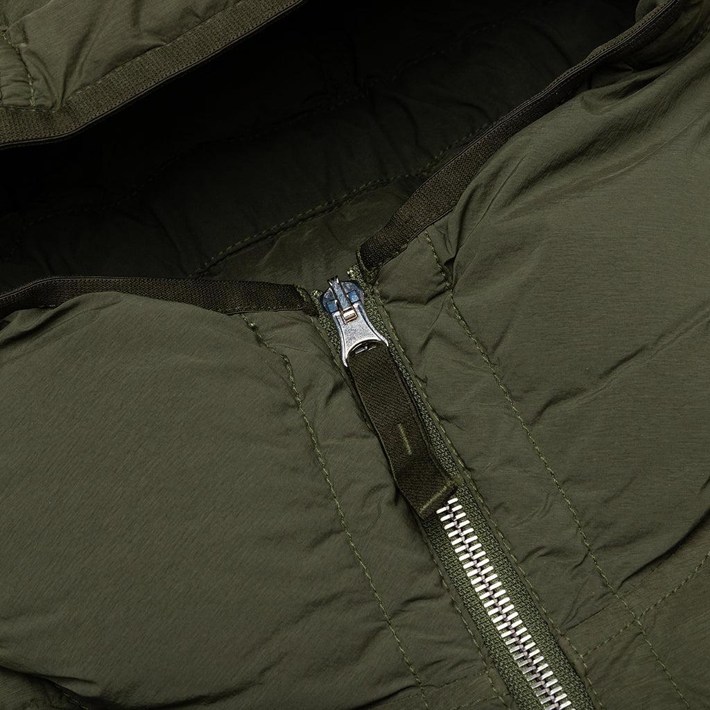 Real Feather Hooded Jacket - Lead Grey Male Product Image