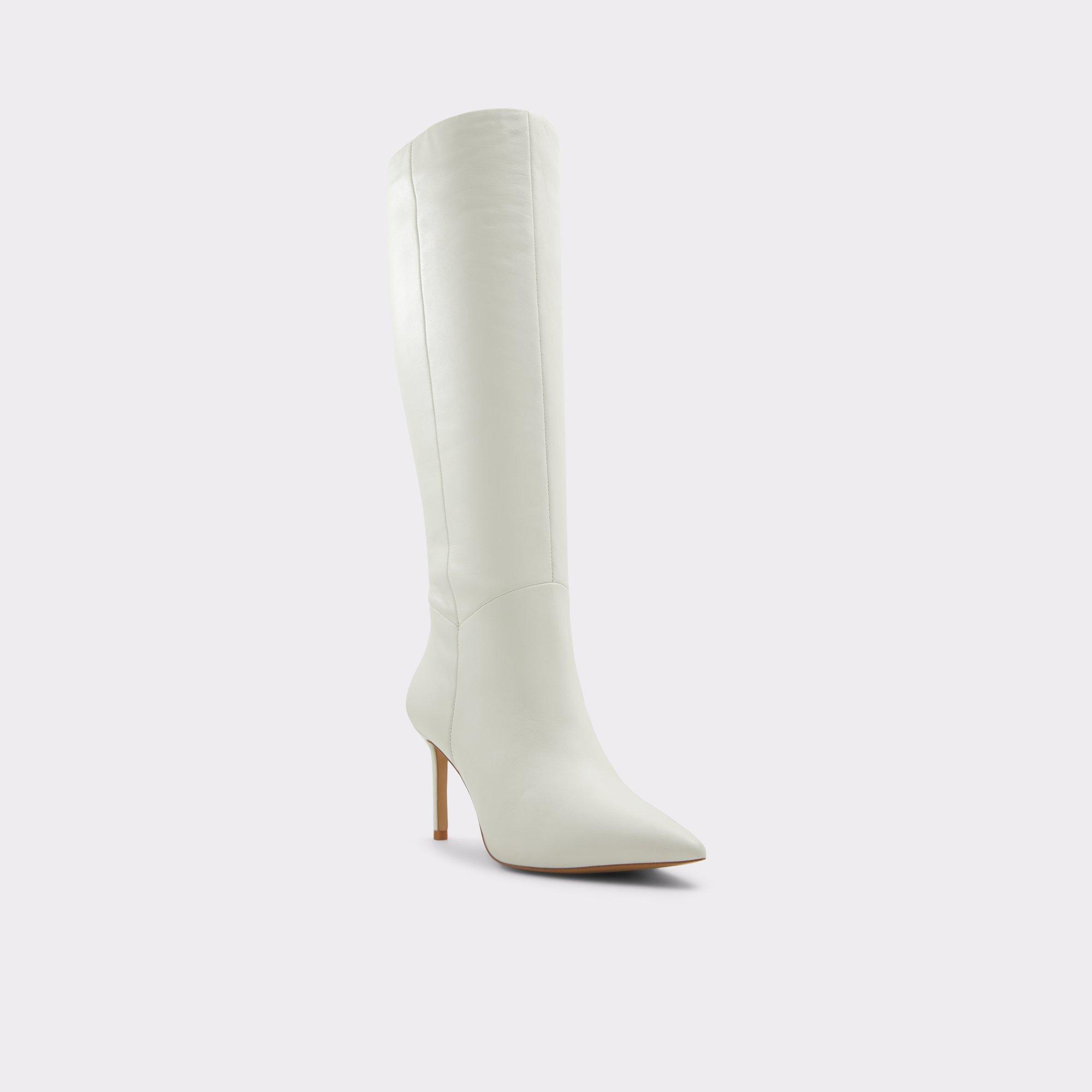 ALDO Laroche-wc - Women's Tall Boot - White, Size 9 Product Image