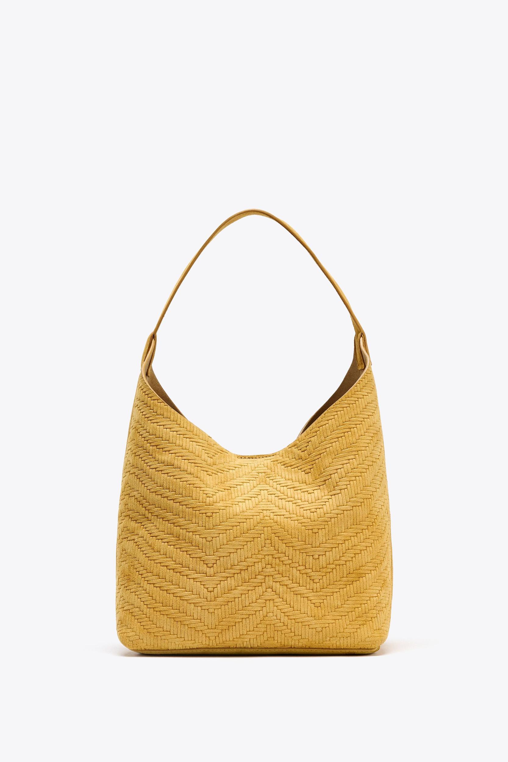 SPLIT LEATHER BRAIDED BAG Product Image
