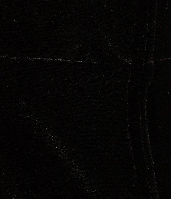 Pear Culture Sleeveless Bow Front Velvet Dress Product Image