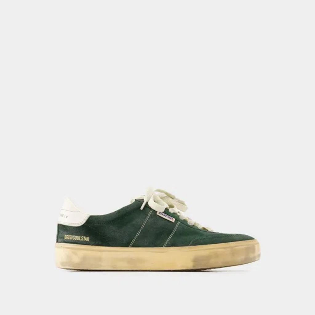 GOLDEN GOOSE Soul Star Sneakers In Green Product Image