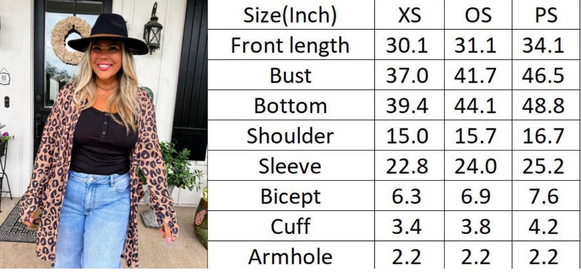 Lola Cardigan- Cheetah Product Image