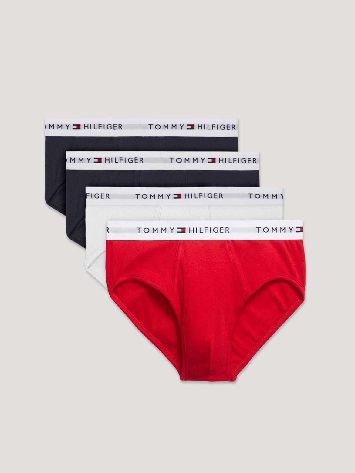 Men's Tommy Hilfiger 4-pack Cotton Classic Briefs, Size: XXL, Brown Product Image