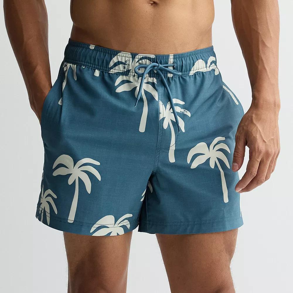 Men's Trinity Coast 5" Swim Trunks, Size: XS 5 IN, Blue Product Image