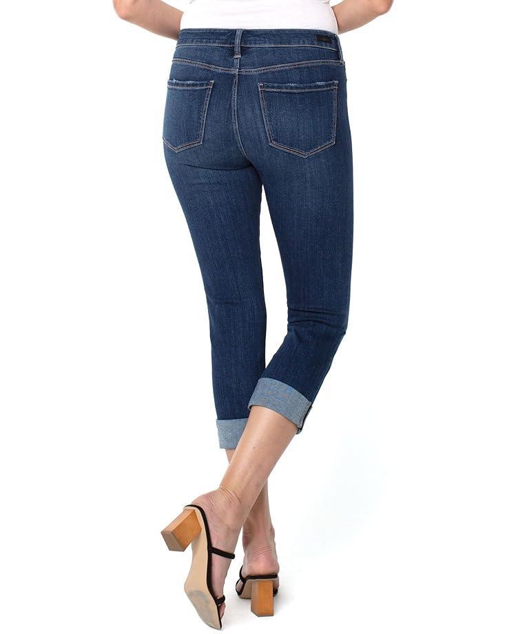 Amy Crop Straight-Wstbnd Double Btn Roll Up Product Image