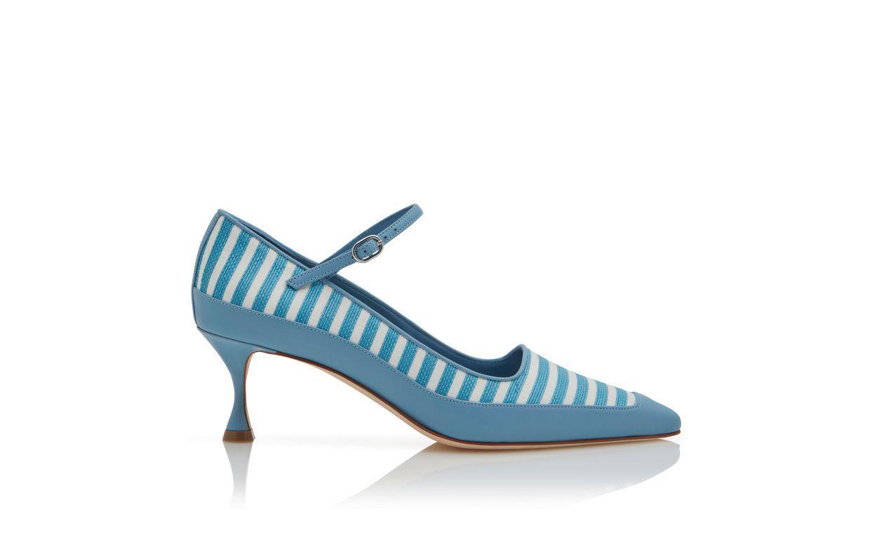 MAYSALEPUMP 50 Red Velvet Buckle Detail Pumps Product Image