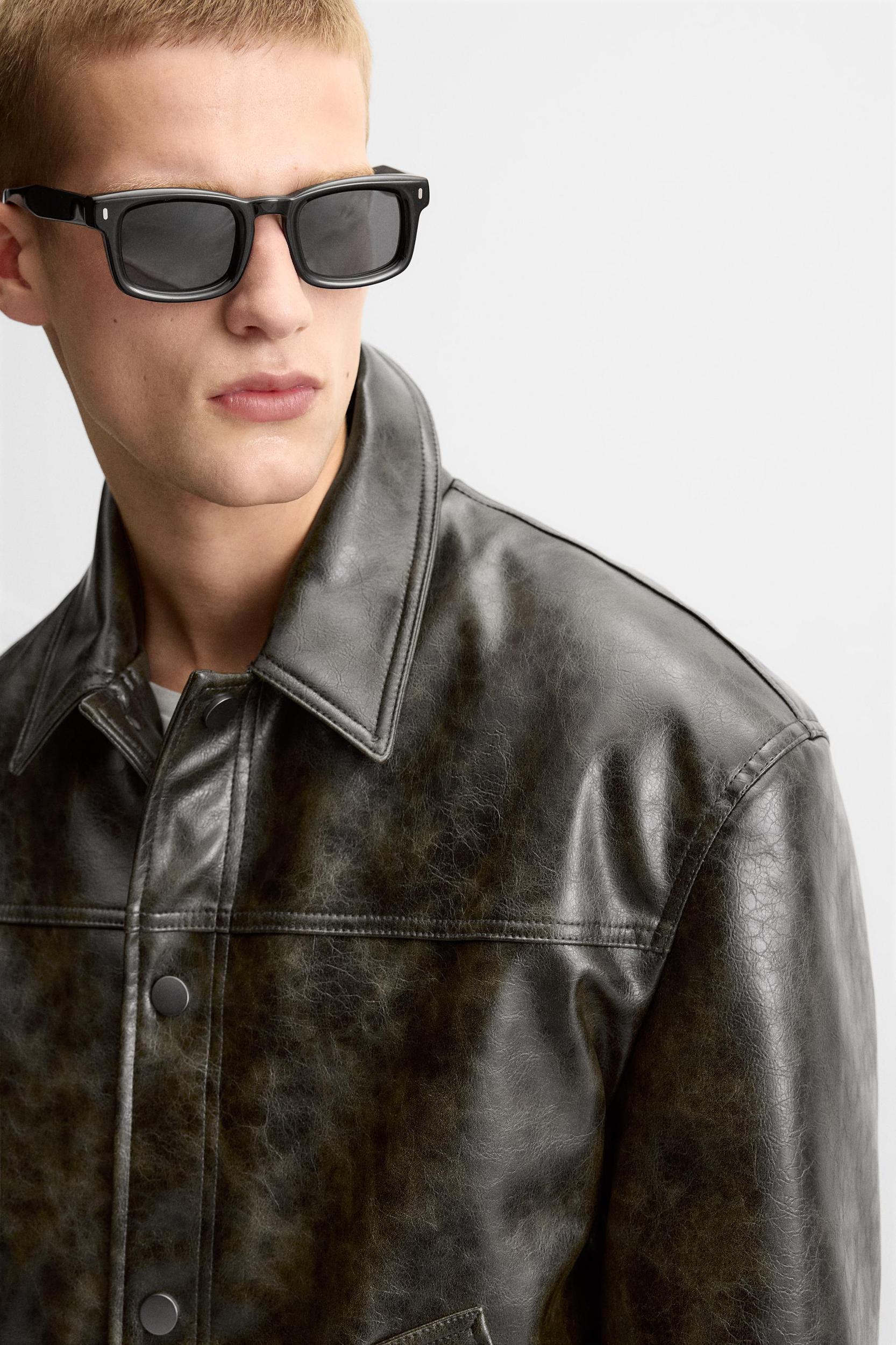 FAUX LEATHER JACKET Product Image