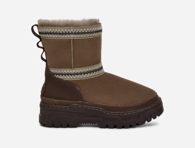 UGG Womens Classic Mini TrailGazer Sheepskin Classic Boots Product Image