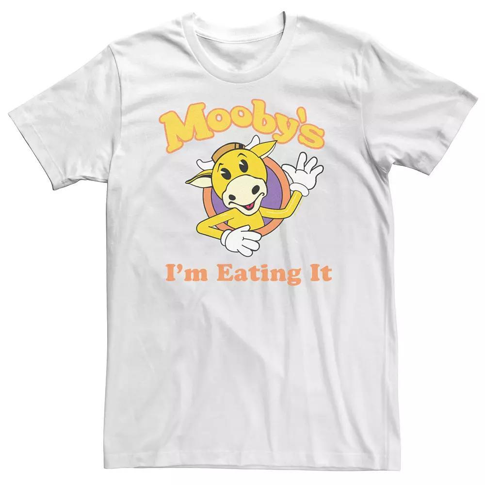 Big & Tall Jay And Silent Bob Mooby's I'm Eating It Waving Logo Tee, Men's, Size: 5XL, White Product Image