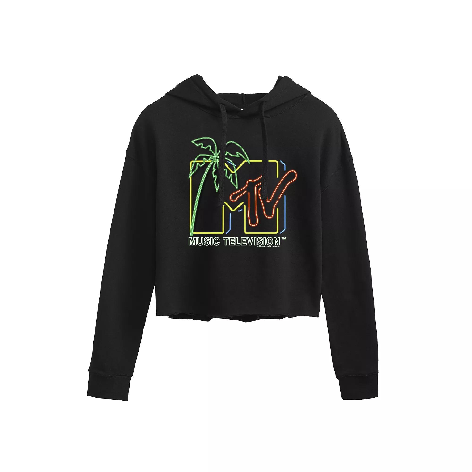 Juniors Ghostbusters I Aint Afraid Cropped Hoodie, Girls Product Image
