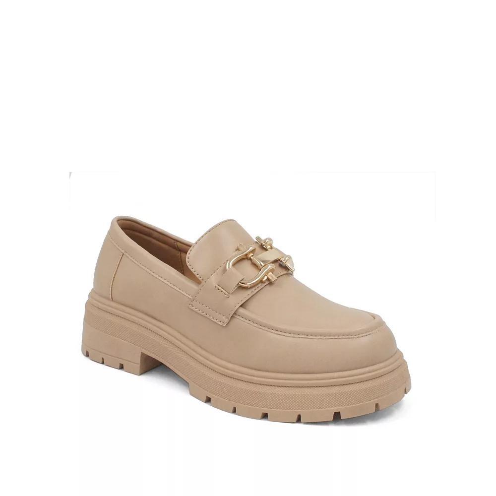 Qupid Ronat-08 Women's Loafers, Toast Product Image