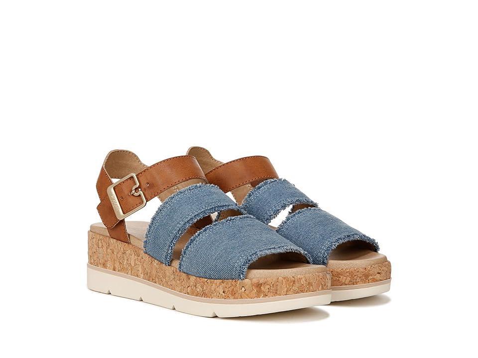 Dr. Scholl's Once Twice Women's Platform Sandals, Size: 7, Tawny Brown Product Image