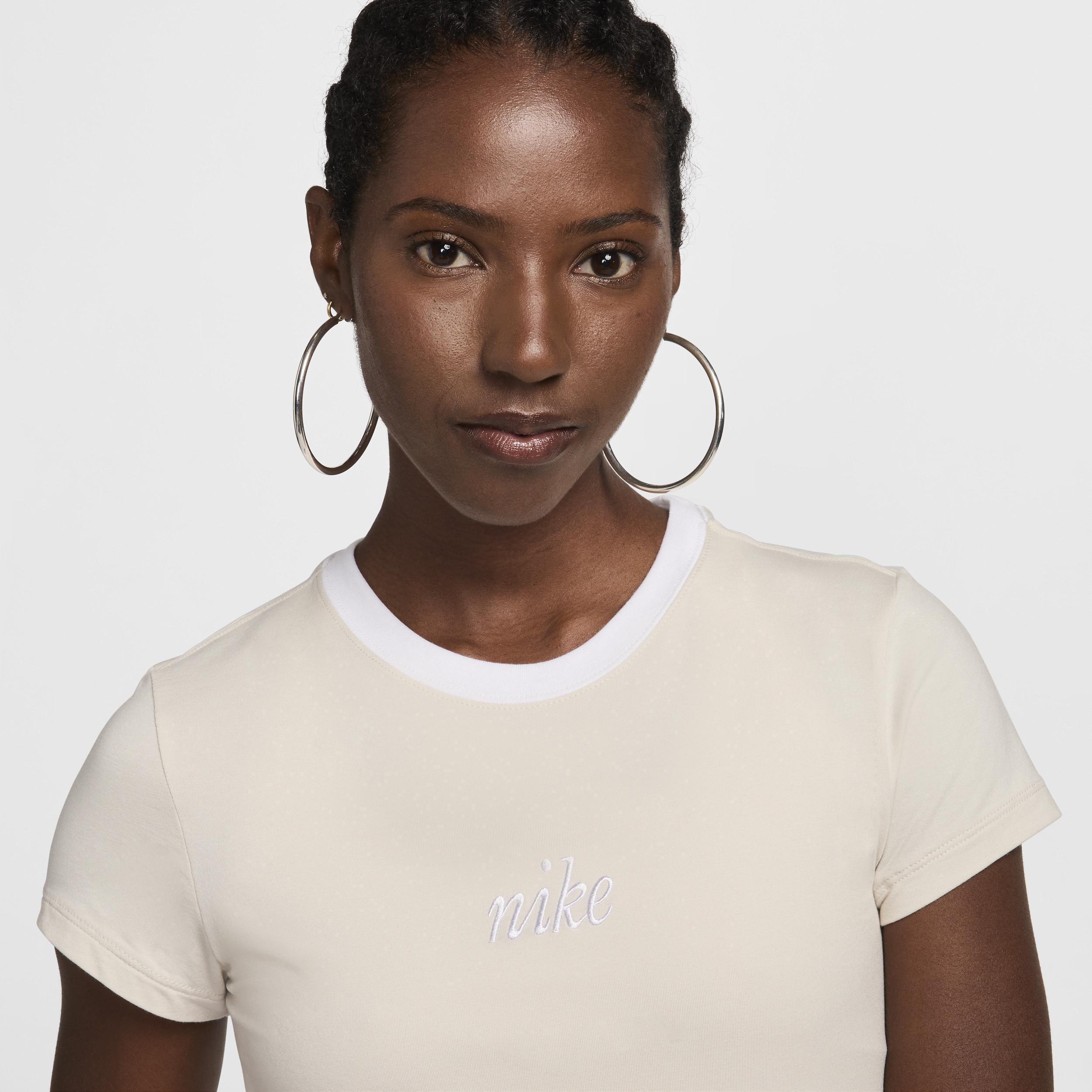 Nike Sportswear Chill Knit Women's Slim Cropped T-Shirt Product Image