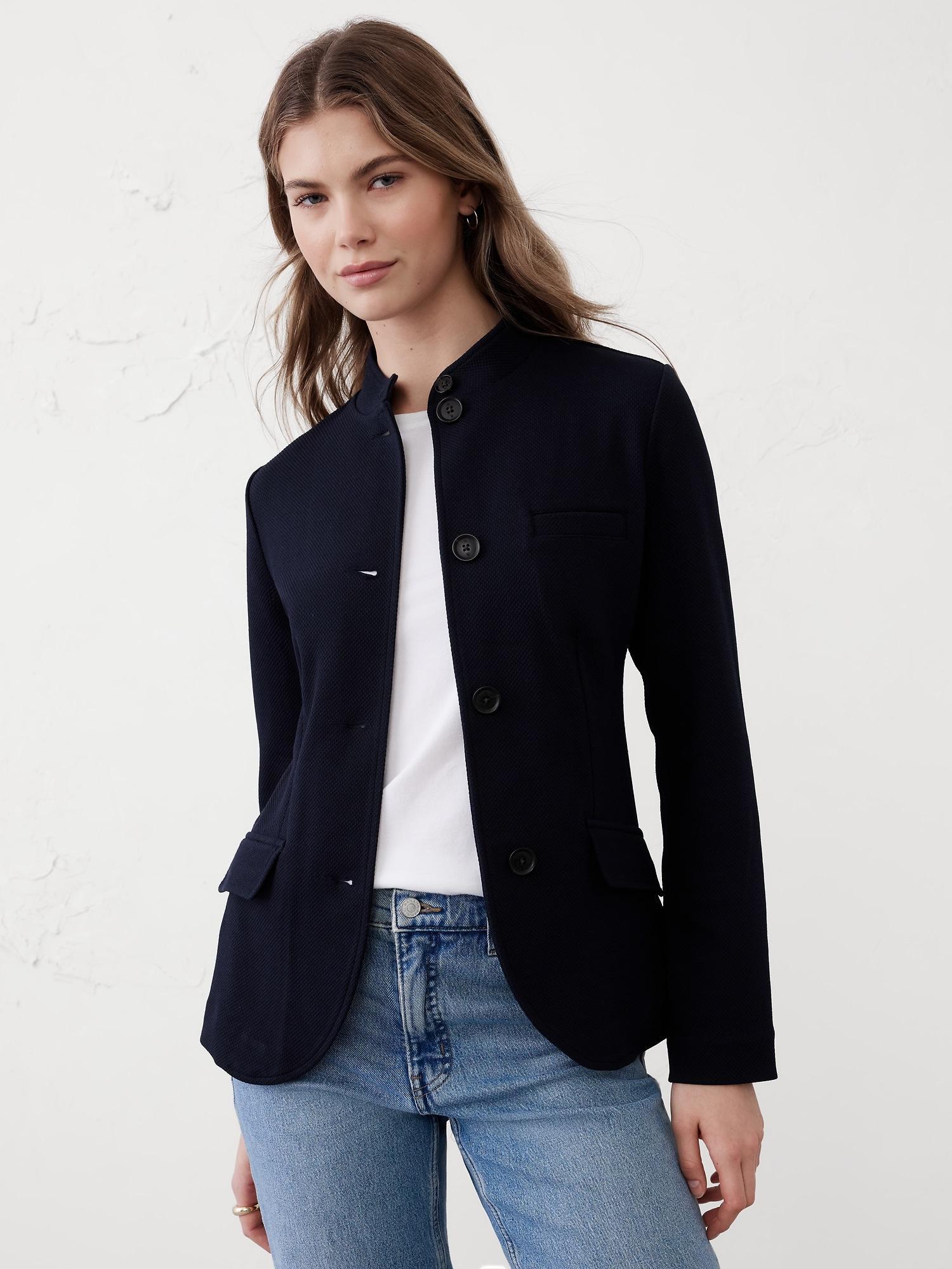 Knit Pique Blazer Product Image