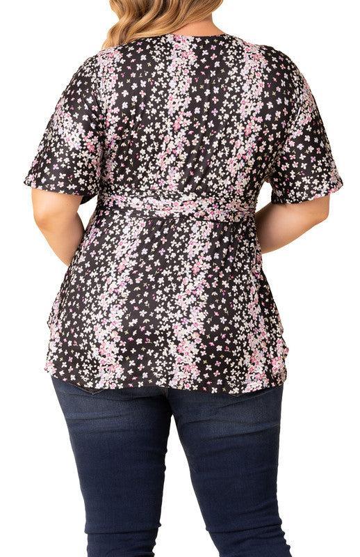 Nightshade Floral Falls Encore Print Top - Plus Product Image