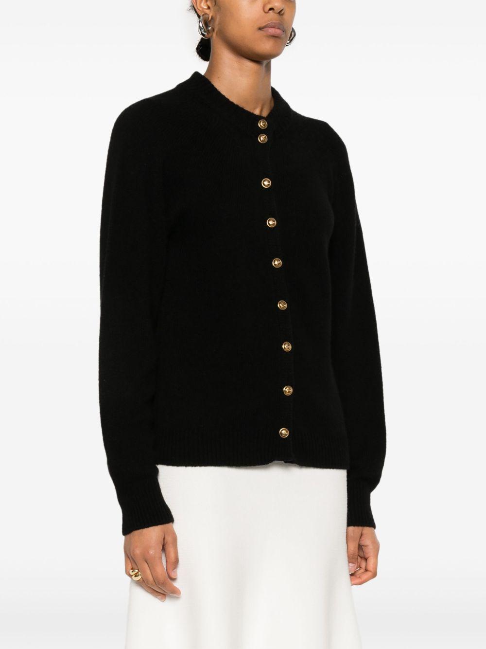 KHAITE Ambre Cardigan In Black Product Image