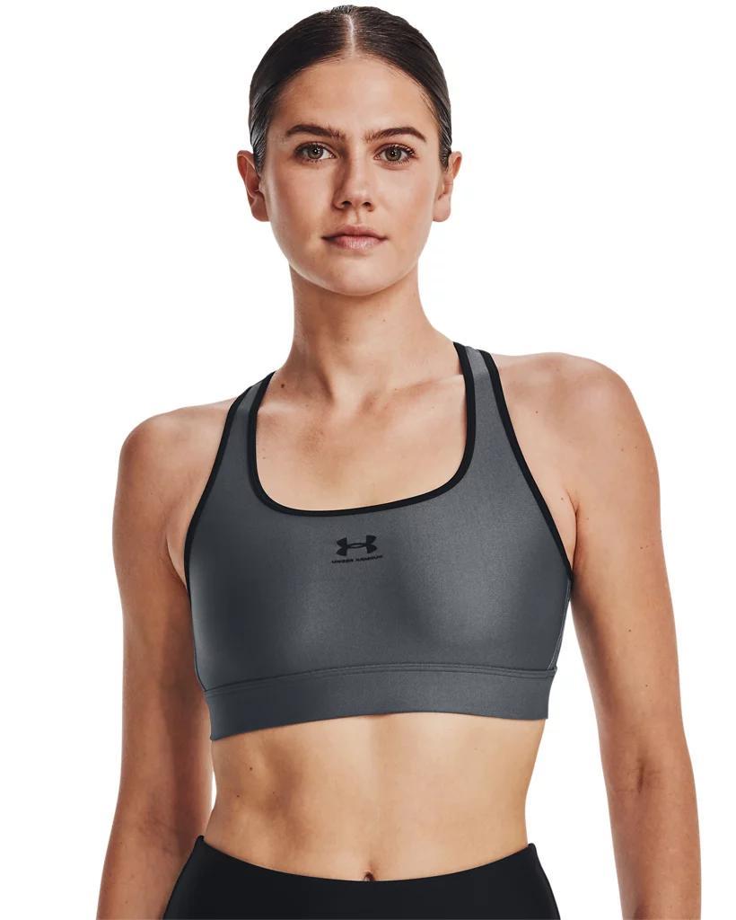 HeatGear Mid Womens Padless Sports Bra Product Image