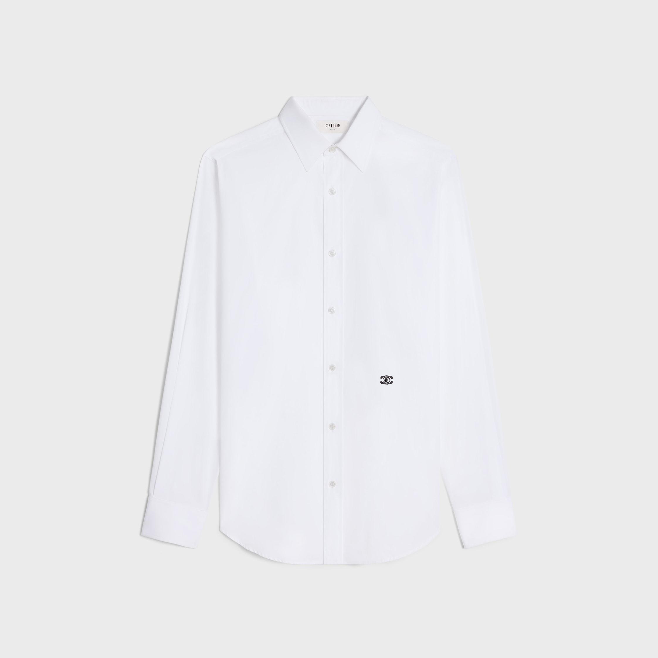 loose shirt in cotton poplin Product Image