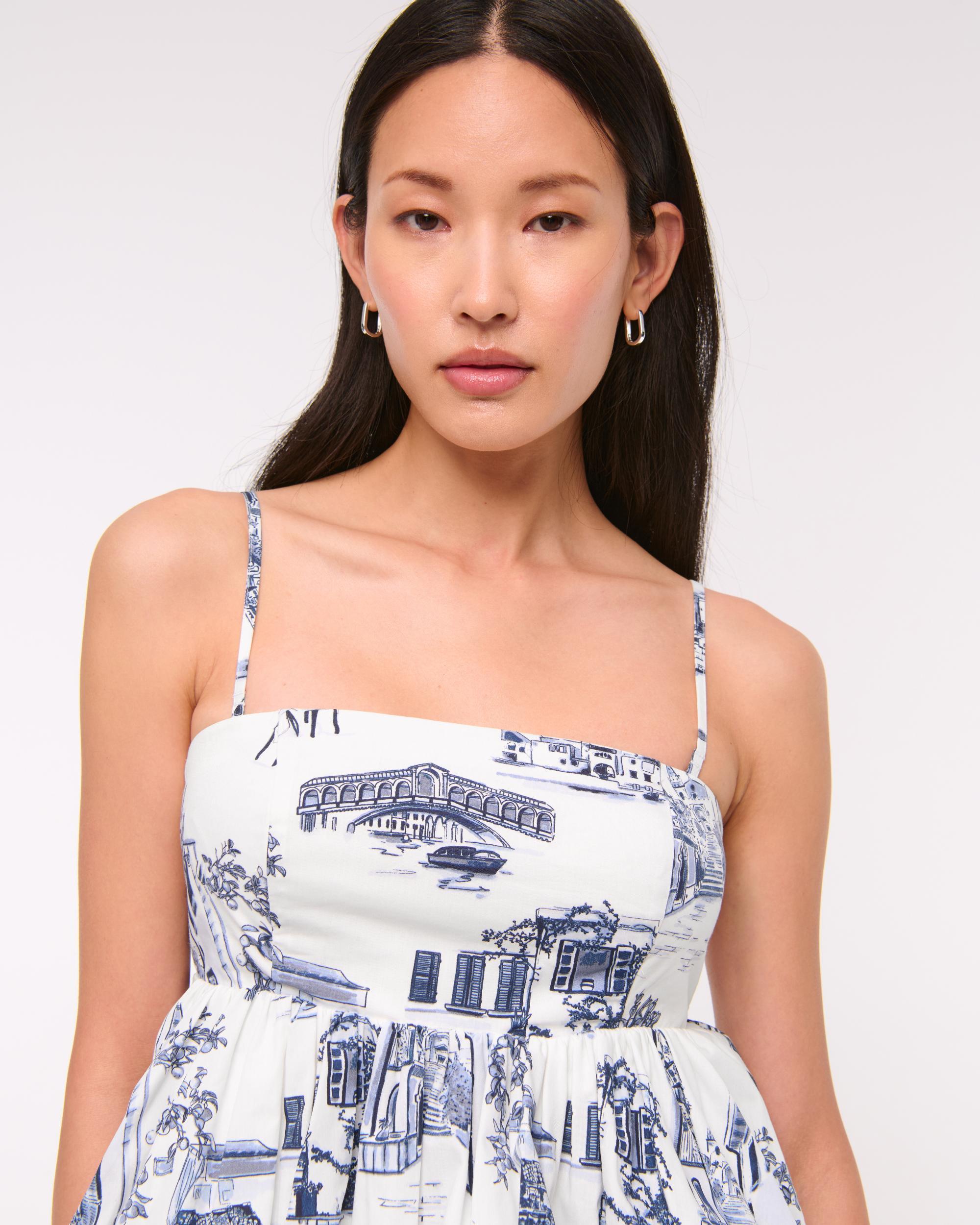 Strapless Bubble Hem Top Product Image