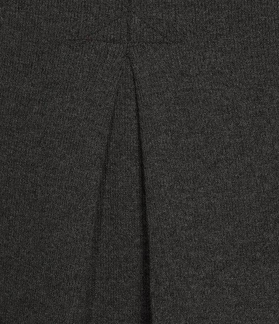 Westbound Notch Neck Long Sleeve Ribbed Top Product Image
