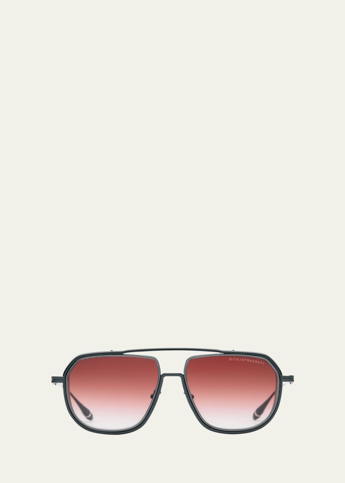 Mens Intracraft Titanium Aviator Sunglasses Product Image