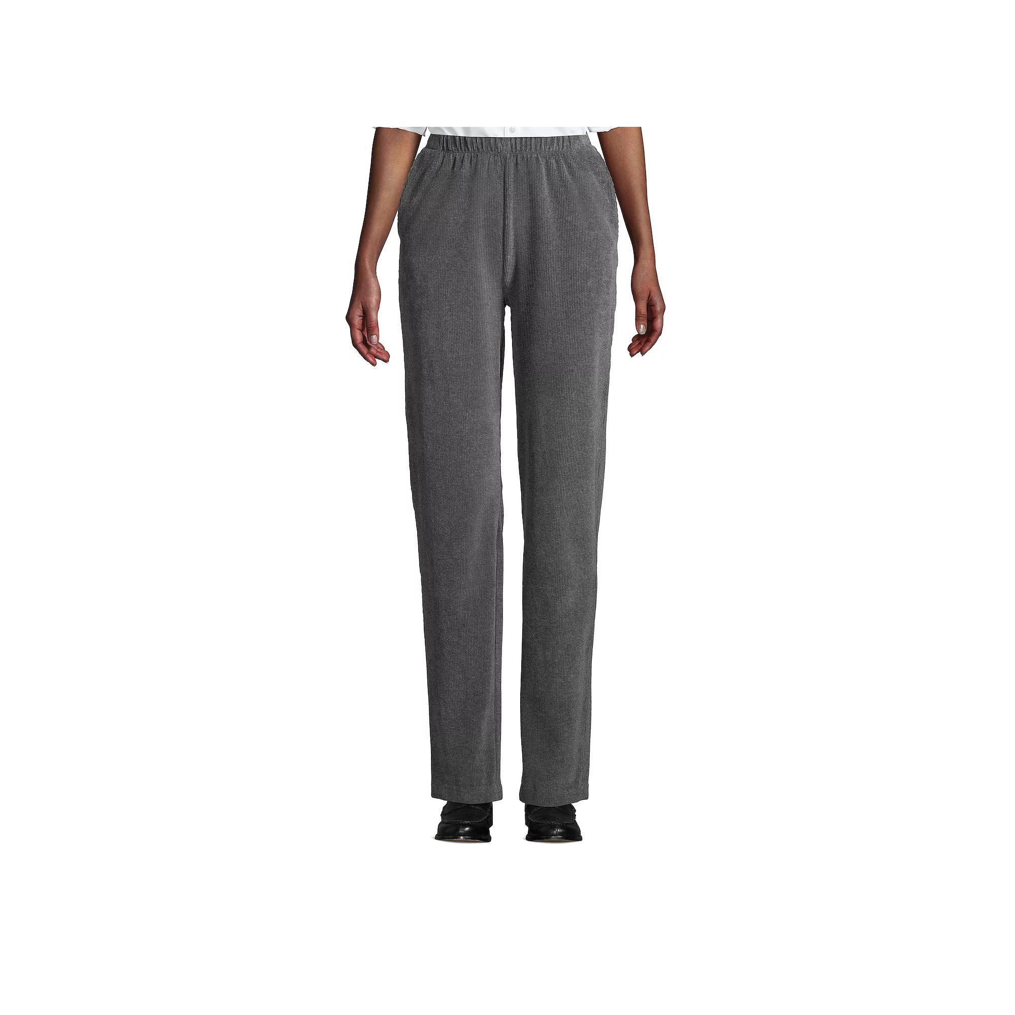 Women's Lands' End Sport High Rise Corduroy Pull-On Pants, Size: XL, Deep  Blue Product Image