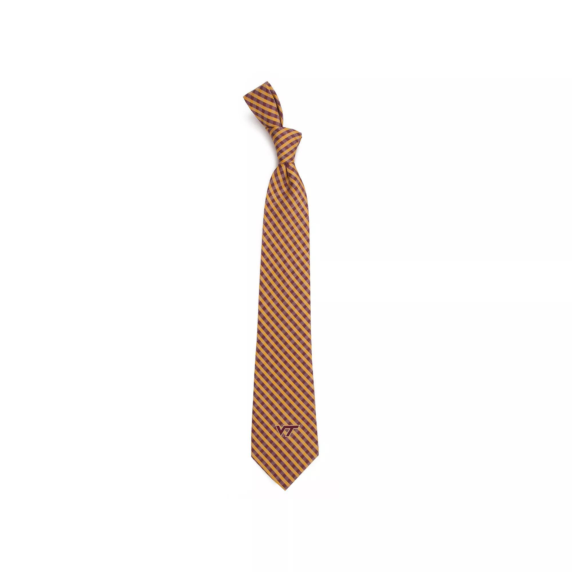 Men's West Virginia Mountaineers Gingham Tie, Team Product Image