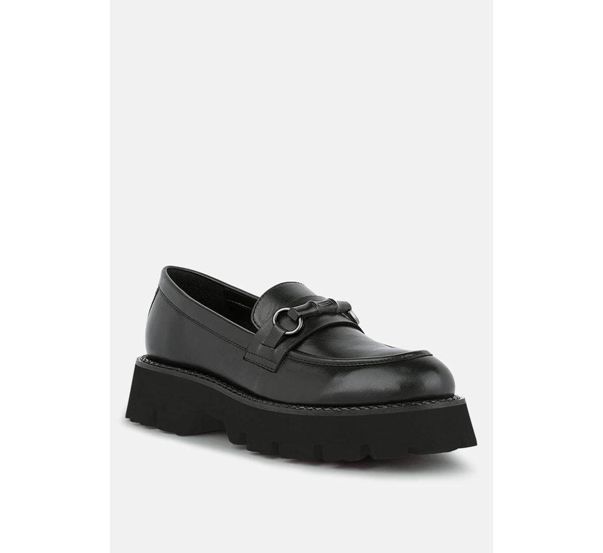 Rag & Co Cheviot Women's Chunky Leather Loafers, Size: 10 Product Image
