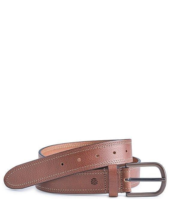 Johnston & Murphy Men's Double Contrast Stitched Belt Product Image