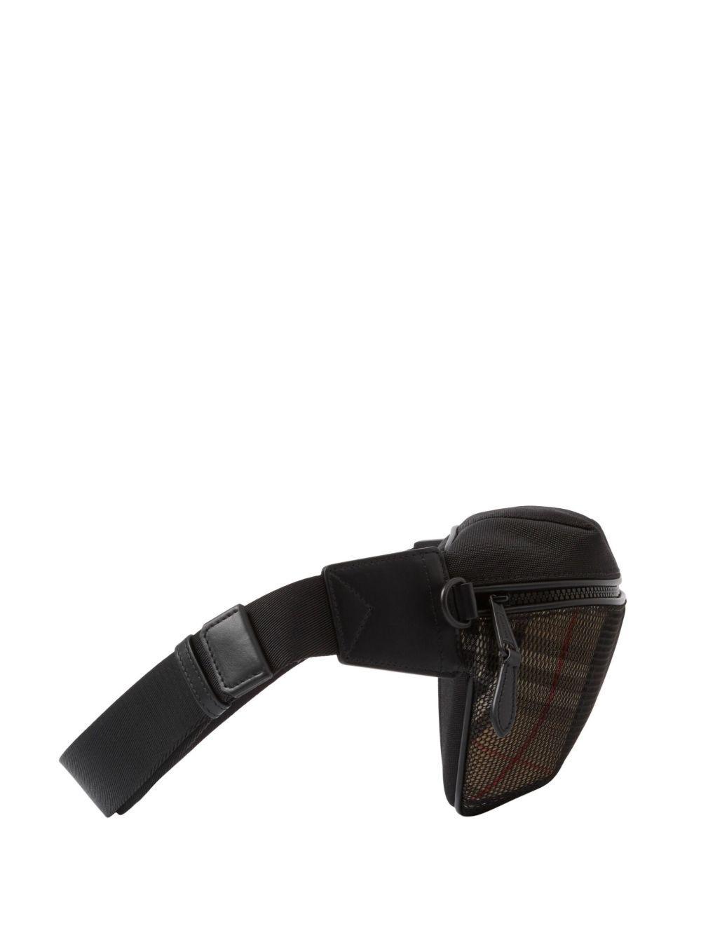 Sonny check-print belt bag Product Image