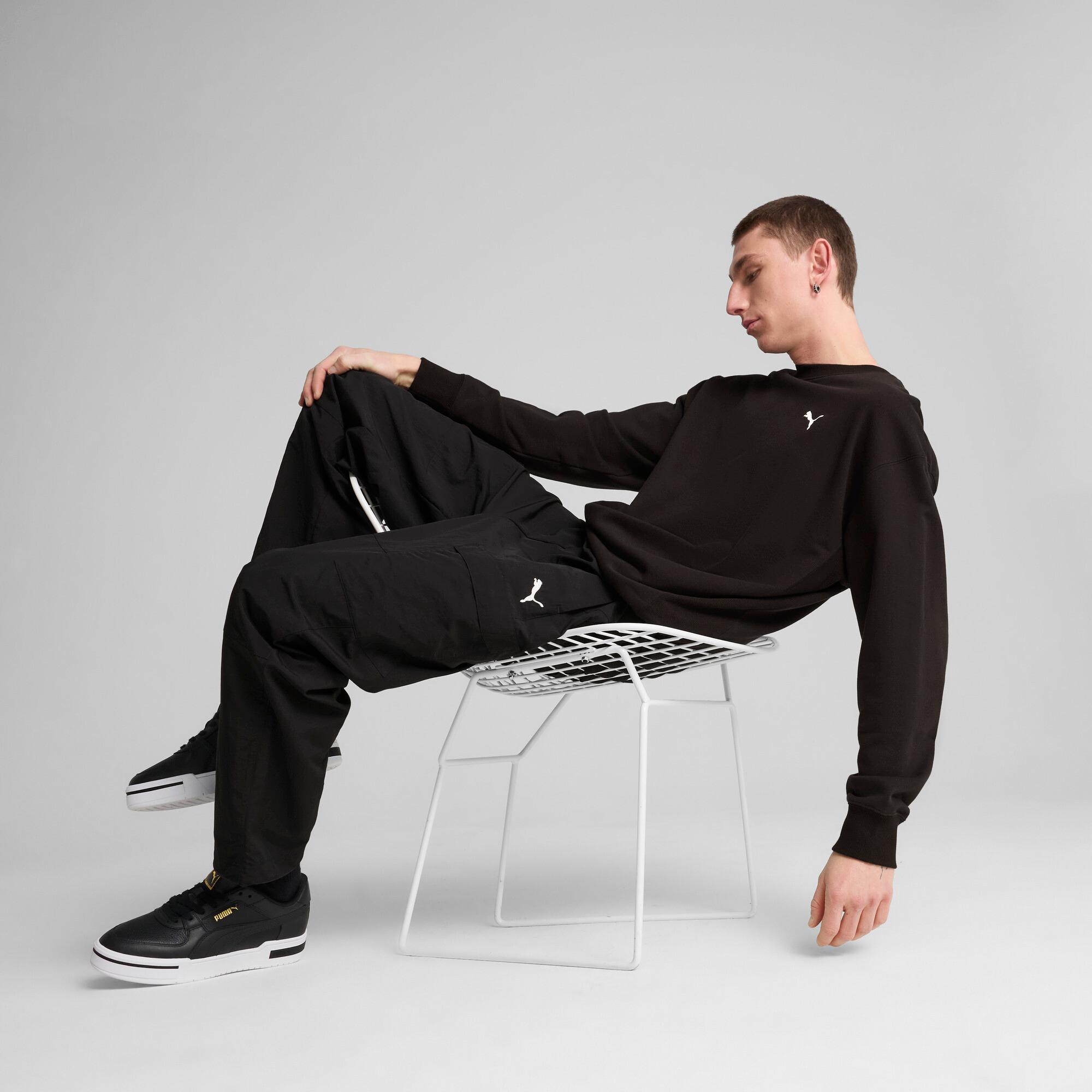 PUMA WARDROBE ESSENTIALS Men's Relaxed Crew Product Image