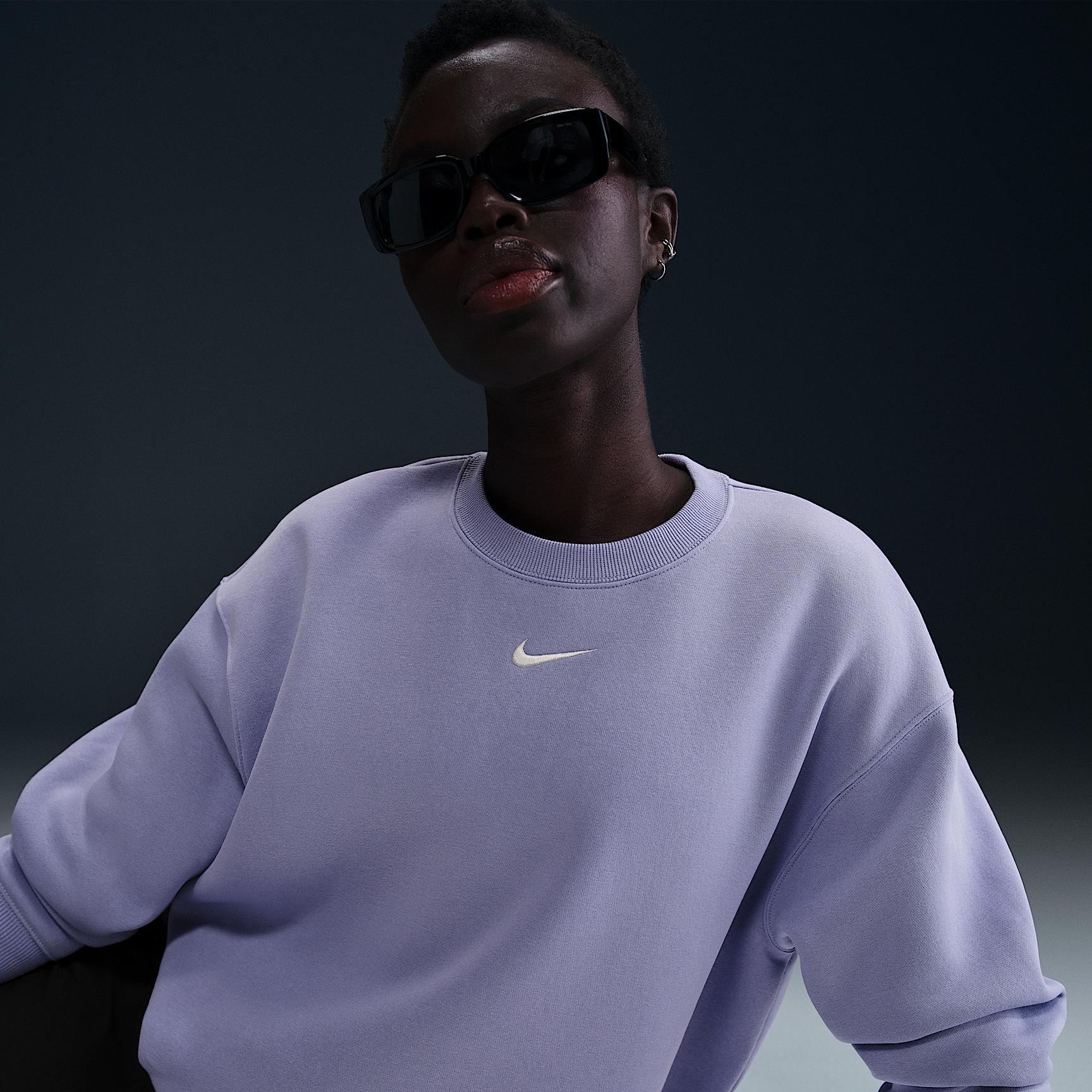 Nike Sportswear Phoenix Fleece Women's Oversized Crew-Neck Sweatshirt Product Image