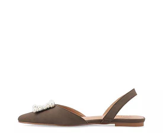 Journee Collection Womens Hannae Wideflat Product Image