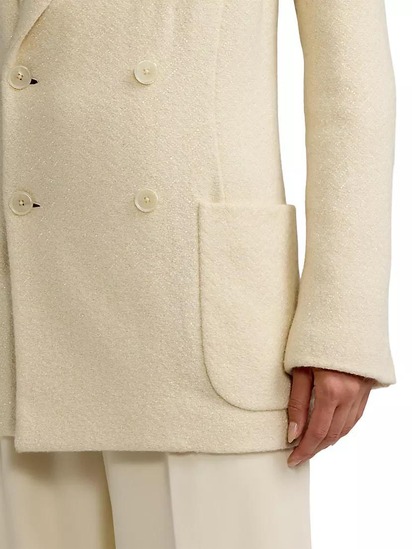 Shirlee Textured Herringbone Blazer Product Image