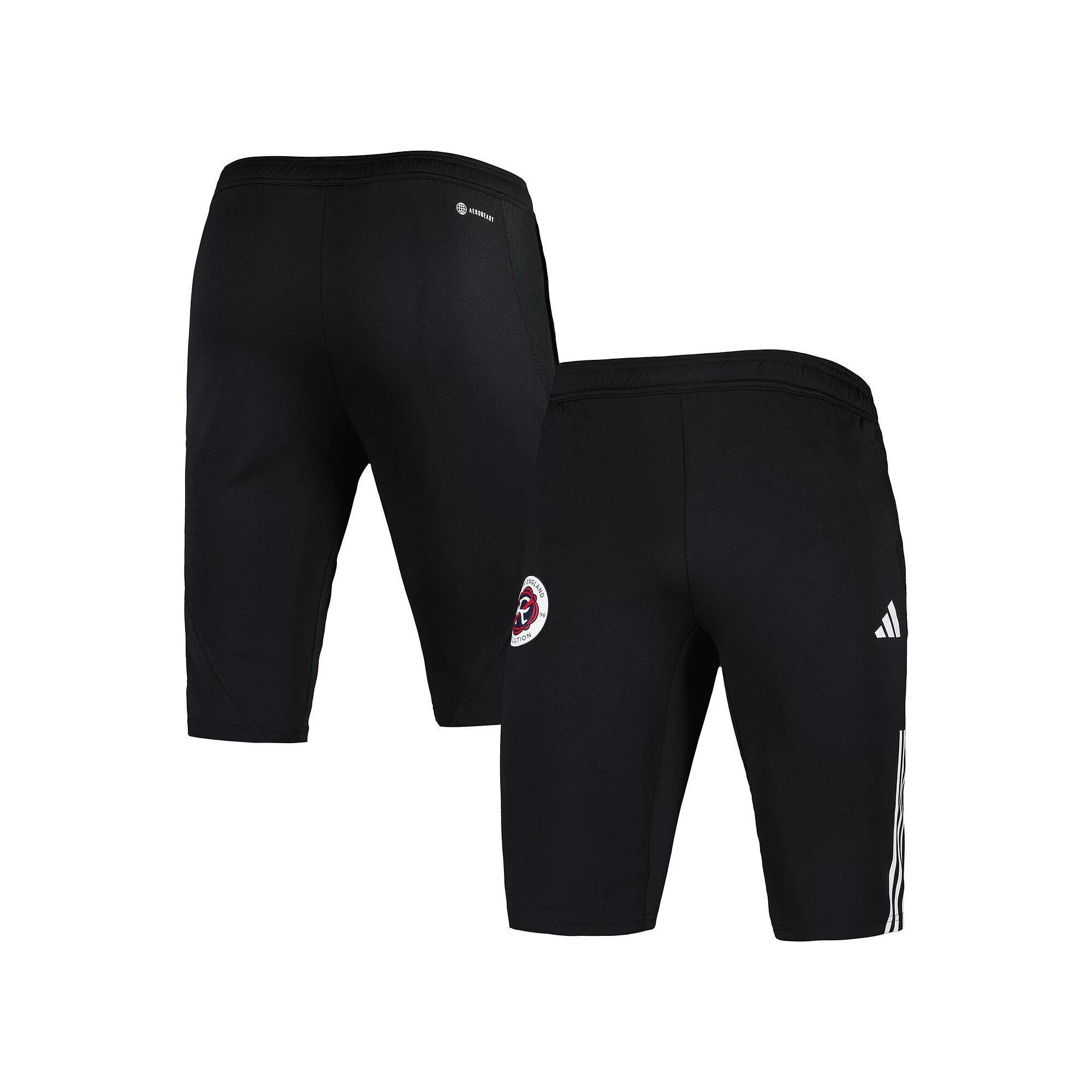 Mens adidas Black New England Revolution 2023 On-Field Training AEROREADY Half Pants Product Image