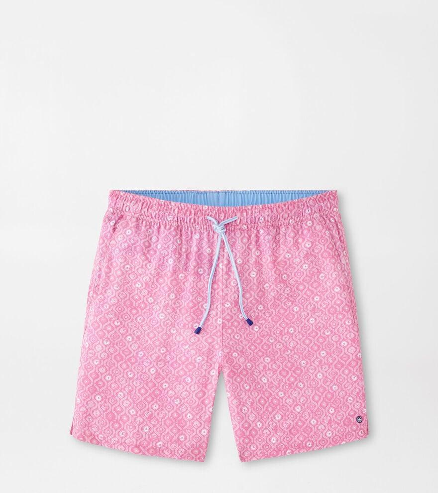 Mens Golden Hour Swim Trunks, 7 Inseam Product Image